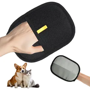 Pet Hair Remover Glove, Electrostatic Removal Gloves for Pet Hair, Pet Hair Remover Gloves for Dog & Cat, Reusable Pet Hair Remover Glove for Carpet, Couch, Clothing, Furniture,conforms to human body structure Shedding Grooming Kit Deshedding Tool Cleaner