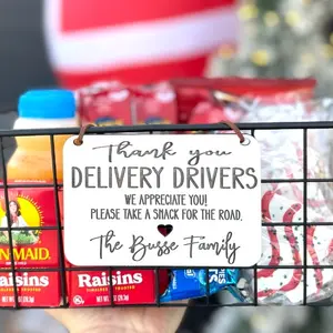 Delivery Driver Sign