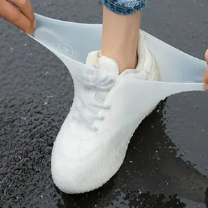 Reusable Waterproof Shoe Covers, Durable Rain Boots, Outdoor Travel Camping Hiking, Reusable Waterproof Shoe Covers for All Seasons