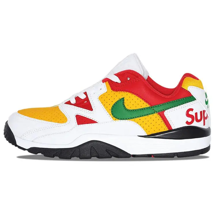 Nike Cross Trainer Low Supreme White Yellow Red Retro Cushioned Men's CJ5291-100