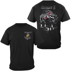 Semper Fi Bulldog 2 Sides T-Shirt, #USMC Graphic Tee, Marine Corps Pride Gear for Men & Women, US mariens shirts, funny graphic tees