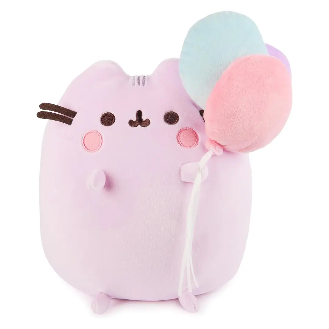 GUND Pusheen 15th Anniversary Squisheen Collectibles Soft Plush Toy, 9.5 in, Cartoon Plushies with Rosy Cheeks