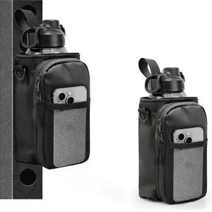 Magnetic Portable Gym Organizer Bag Water Bottle Black Magnetic Portable Gym Organizer Bag Water Bottle Black