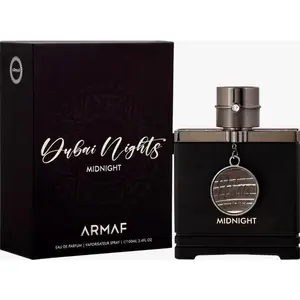 Armaf Dubai Nights Midnight Eau de Parfum 100ml for Men - Aromatic Fragrance with Lavender, Bergamot, Geranium, Orange Blossom, Patchouli & Woody Notes