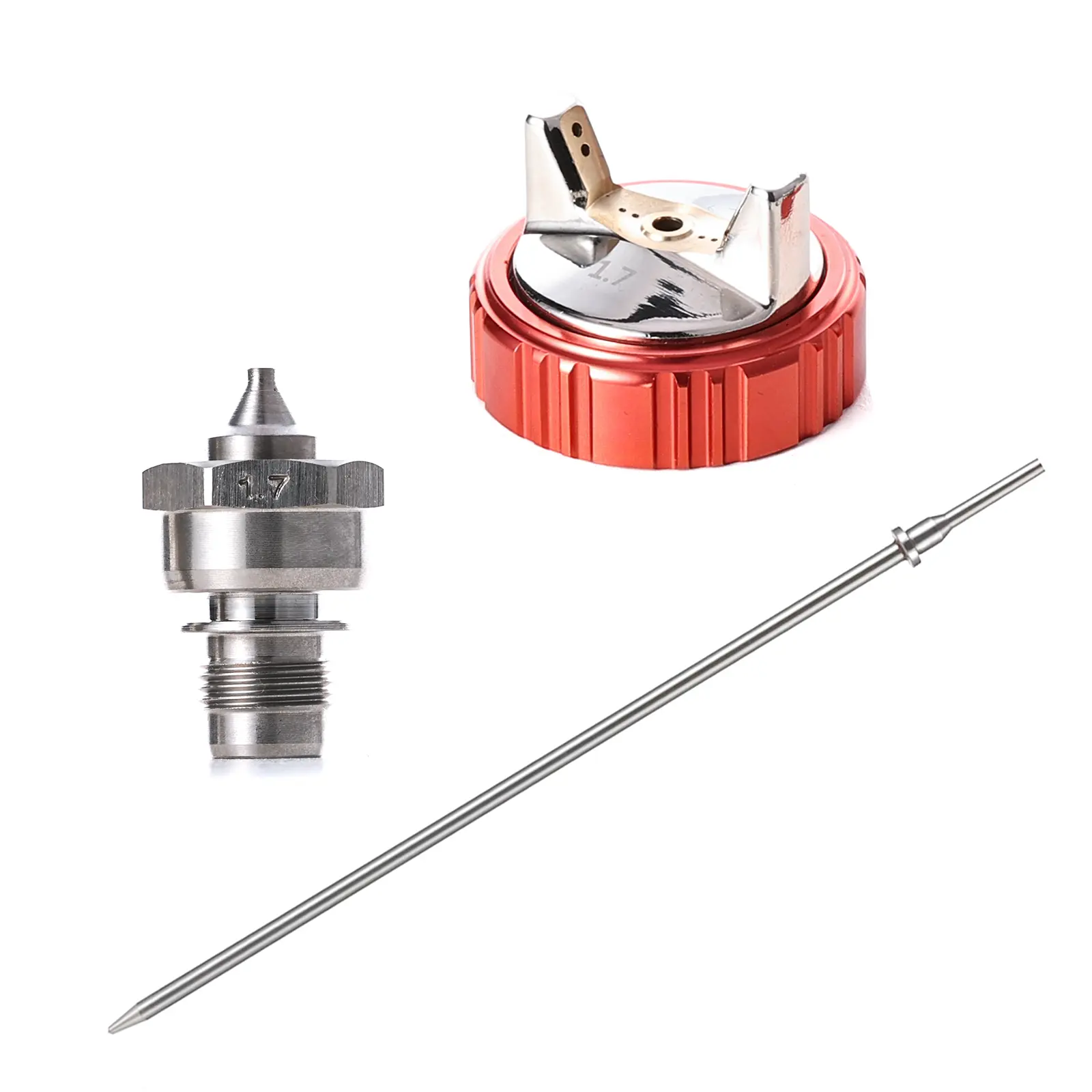 AEROPRO Tools 2.0mm Needle, Nozzle, Air Cap Set for A610 LVLP Spray Gun, Nozzle Set for Gravity Feed Air Spray Gun