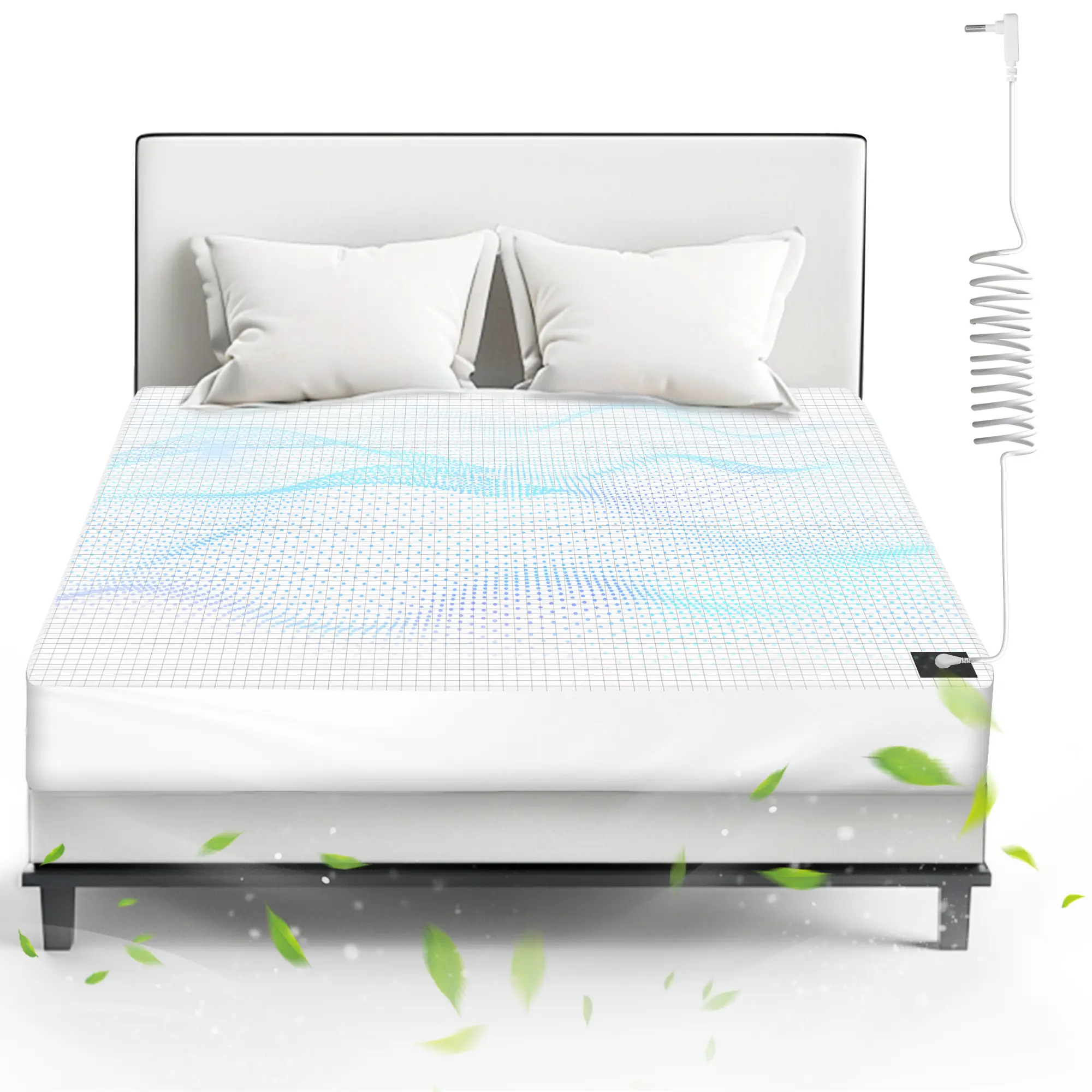 Groundbam Grounding Bed Sheets,Organic Cotton,Bed Grounding Kit,Bedding sheets, Bedsheet for All Seasons Groundbam Grounding Bed Sheets,Organic Cotton,Bed Grounding Kit,Bedding sheets, Bedsheet for All Seasons