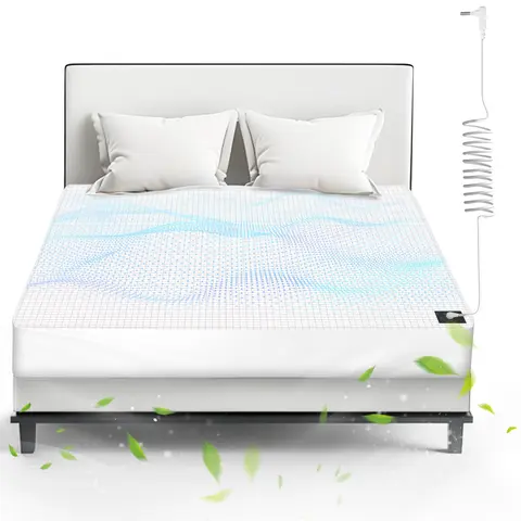Groundbam Grounding Bed Sheets,Organic Cotton,Bed Grounding Kit,Bedding sheets, Bedsheet for All Seasons