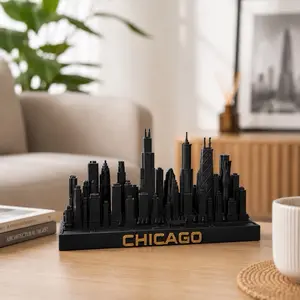 Chicago Skyline Decor – Premium 3D Printed City Skyline Sculpture