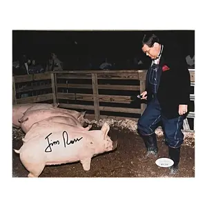 Jim Ross Signed 8x10 WWE Photo JSA