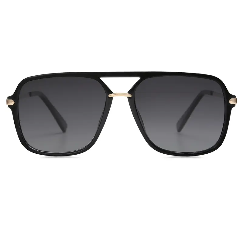 SOJOS Sunglasses for Women Men Square Retro Polarized Lens Trendy Aviator 90s Shades