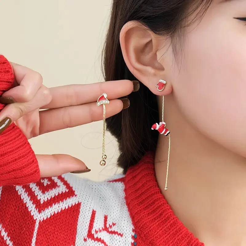 Santa Hat & Glove Earrings