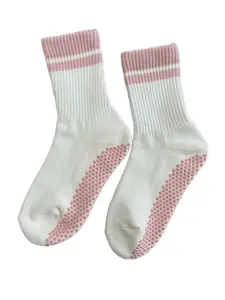 Lotties Retro Stripe Crew Grip Socks
