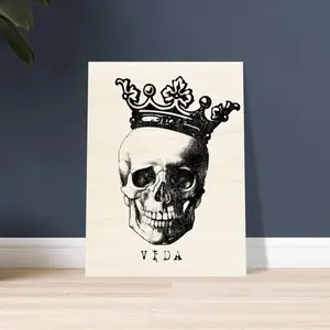 Vida - Wood Prints 60x80 cm / 24x32″ - Vertical - 10 mm