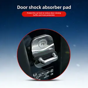 Car Door Buffer Car Door Shock Absorber Quiet Closing Anti-Collision Lock Latch Slam Door Cushioning Device