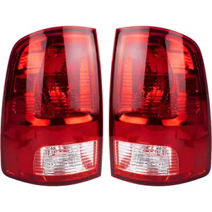 Compatible With 2009-2018 Dodge Ram 1500 2500 3500 Pickup Driver and Passenger Side Tail Light - Bulb Included