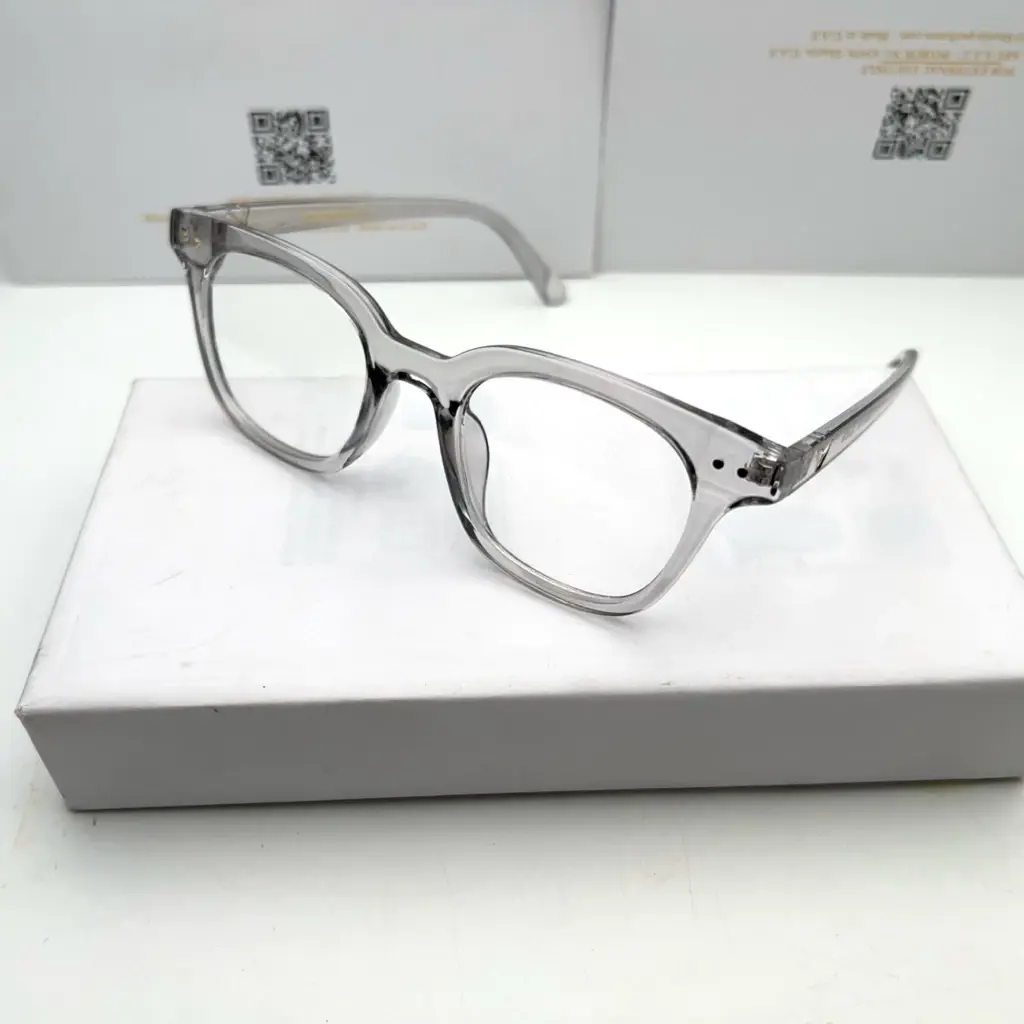 Chrome Hearts South Side Optical Frame Crystal Smoke Gray Unisex Luxury Eyewear