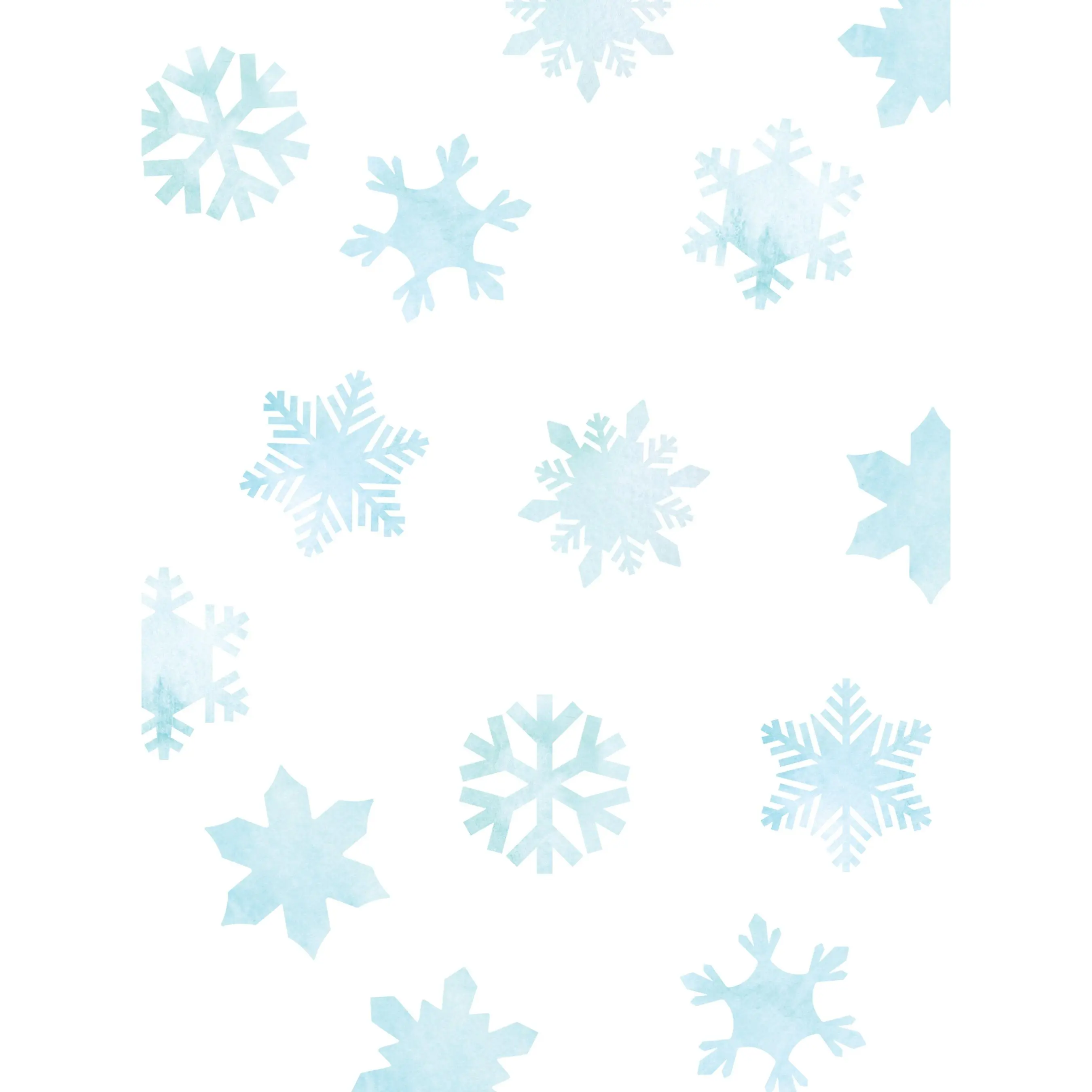 Frozen Winter Snowflakes Peel and Stick Wall Sticker