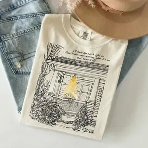 Noah Kahan I'll Leave The Porch Light on Shirt, Noah The Great Divide Sweatshirt, NK Concert Tee, Gift for Fan, Merch Gift NHE