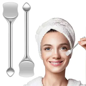2 count Pore Prep Tool Blackhead Remover Comedones Extractor Metal Pimple Extractor Facial Skin Care Tools Pore Extractor Makeup Nose Face Tools for Women Men Whitehead Popping Zit Removing