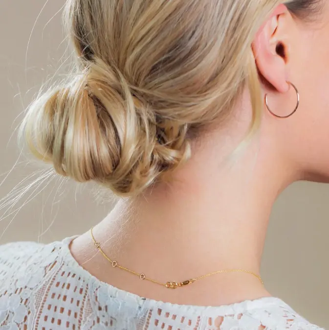Necklace Chain Extension – 3" Sterling Silver or 14K Gold