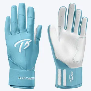 Long Cuff Batting Gloves | Baby Blue Sky Long Cuff Batting Gloves | Baby Blue Sky