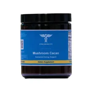 Mushroom Cacao Blend By Synchonicity Health,  cleaner, longer lasting healthy energy + focus, better then coffee or better with coffee! Healthcare Fitness