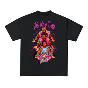 The New Day T-Shirt – WWE Official Merchandise Cotton Tee