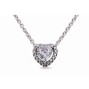 PANDORA Elevated Heart Necklace - 398425C01-45