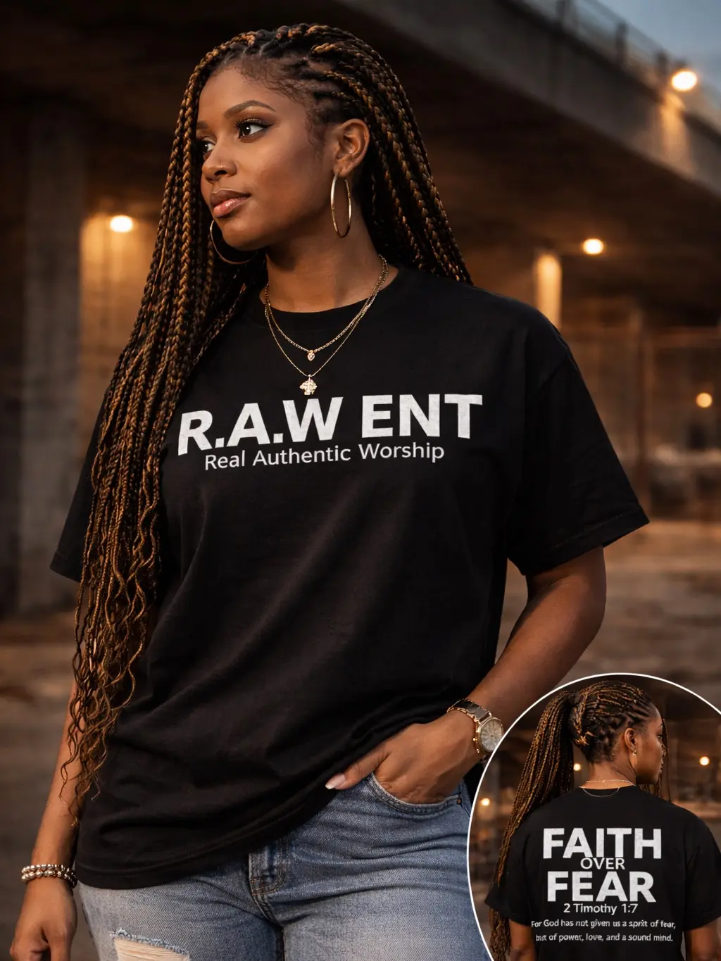 Faith Over Fear 2 Timothy 1:7 T-Shirt | Unisex Top