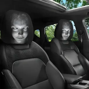 2-Piece Car Headrest Covers — Universal Fit, Washable, Durable, and Stylish Seat Protectors for Sedans and SUVs
