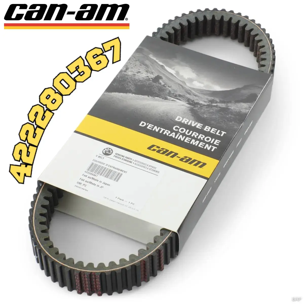 Can-Am Clutch Drive Belt 422280367 - 2013-2020 Maverick Commander Max 1000R DPS