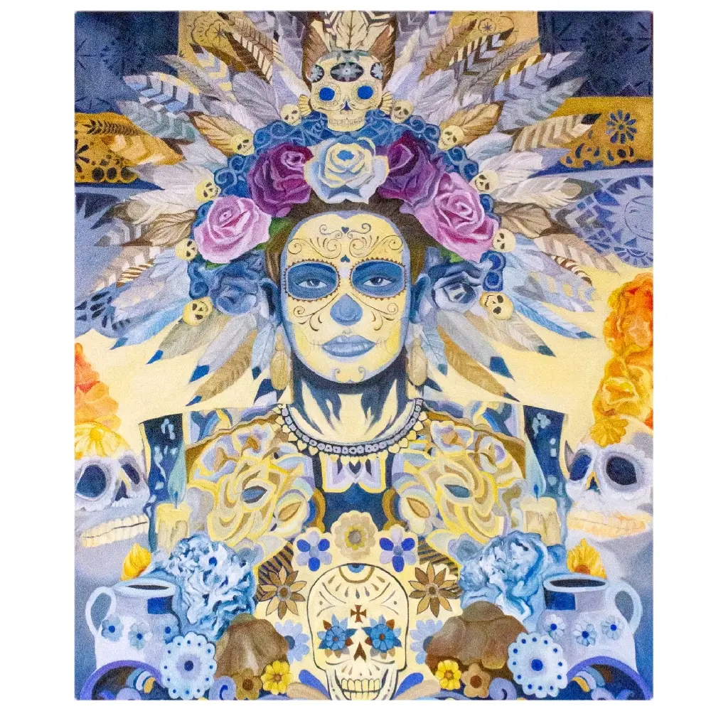 Serenidad/Serenity 8x10 Prints - Limited Edition Reproductions of Frida Kahlo's Iconic Oil Painting - 50 Available - Tranquil Home Decor