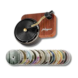 12Pcs Album Cover Retro Record Player Air Freshener Clips - Pop Singer Album Covers for Car - Car Interior Accessory, Perfect Gift for Music Lovers