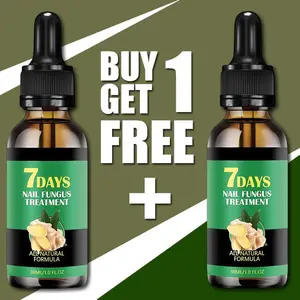 7 Days Fast Nail Fungus Treatment Repair Serum - Natural Ginger Anti-Infection Essence for Onychomycosis, Thickened & Yellow Nails Care