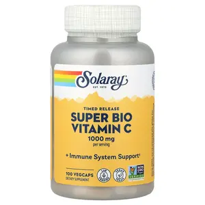 Solaray Timed Release Super Bio Vitamin C, 100 VegCaps