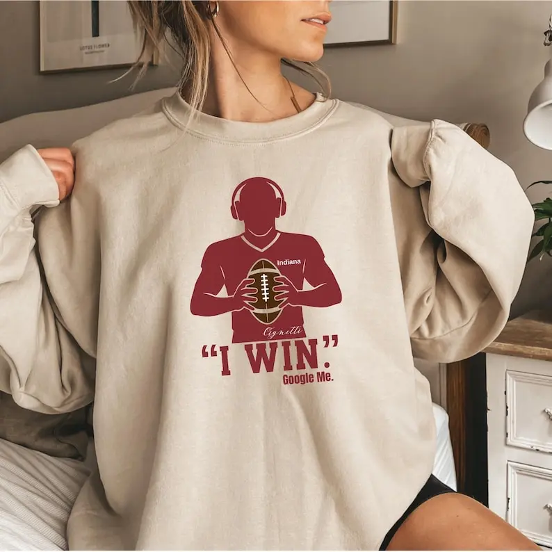 Football Coach Curt Cignetti Retro Red Box T-Shirt, Indiana College Football Fan Shirt, Game Day Apparel, Sports Fan Tee