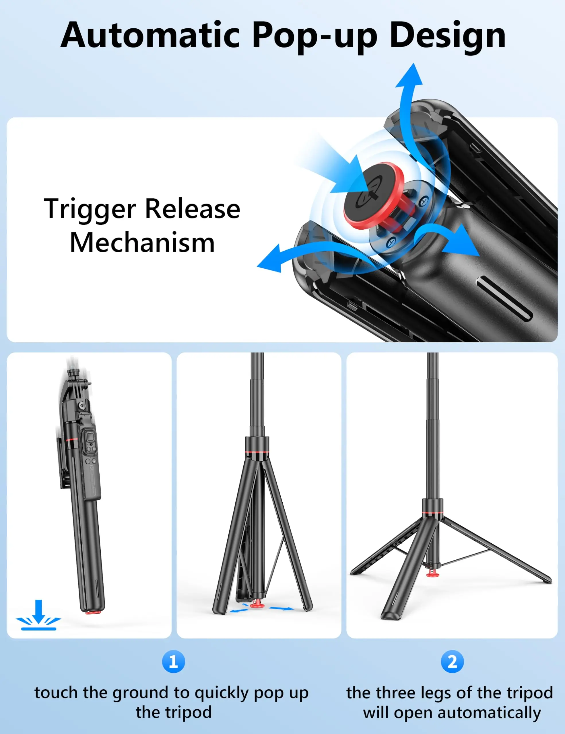 Rotatable Multifunctional Selfie Stick
