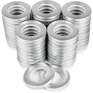 50 Pack Curtain Grommet 1-9/16 Inner Diameter 40mm Inner Plastic Ring Can Make Curtain Grommet Kit A Bit Quieter  The Rod for Window Shower Drapery,Living Room(Matte )