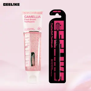 CEELIKE Oral Care 2-Piece Set | Camellia Fresh Breath Toothpaste + FeatherSoft Toothbrush, Deep Cleaning & Gentle Care