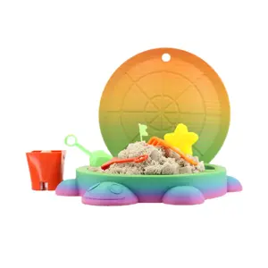 3D Print Turtle Sandbox Zen Garden Kinetic Sand With Mini Tools