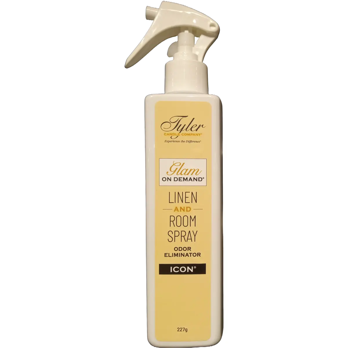 Tyler Candle Company Scented Linen & Room Spray - Glam On Demand Icon Scent with Violet Leaves, 8oz/227g Liquid Home Fragrances Aroma Freshener, No Odor Seal Indoor Home Care Supply