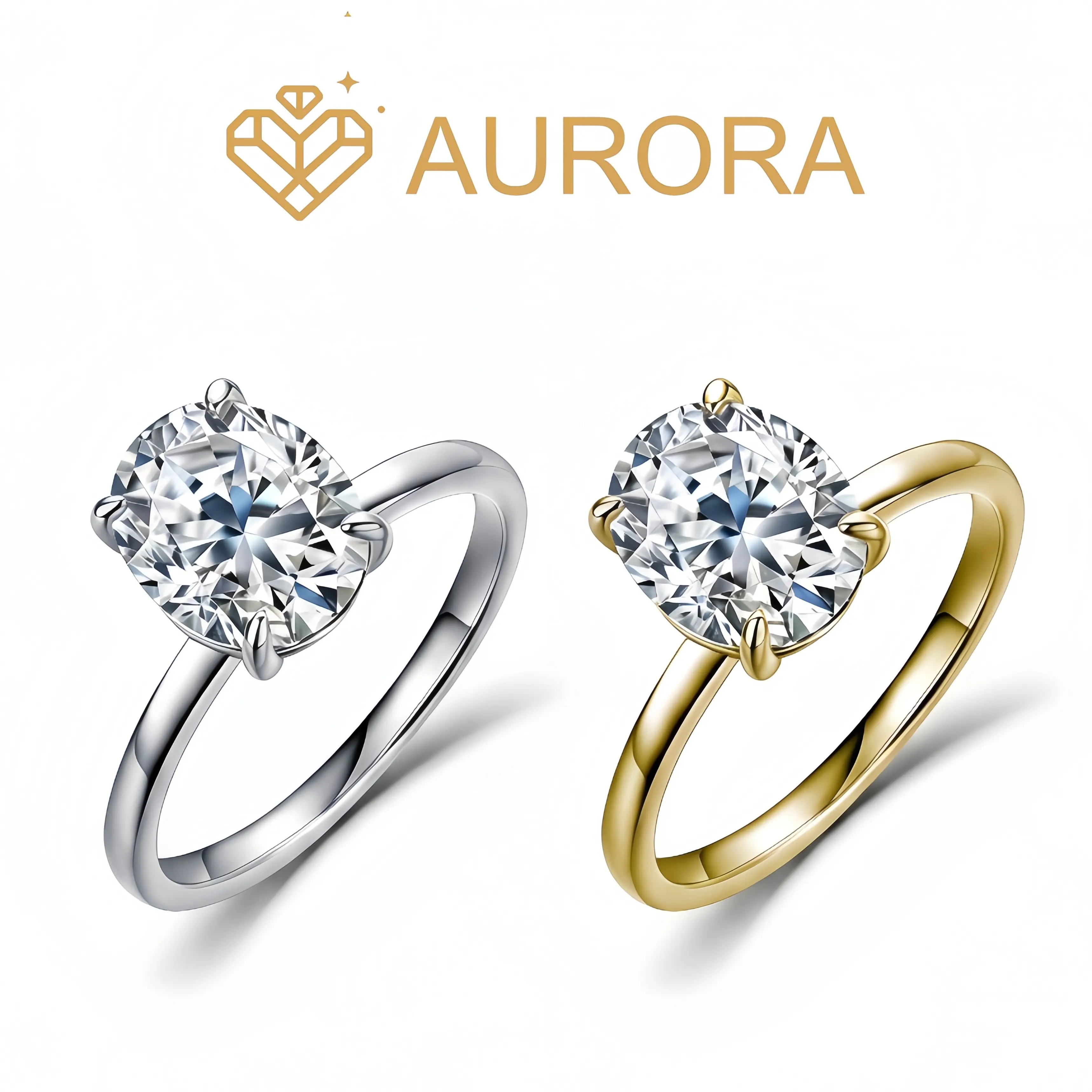 【#222 Avelyn】3.0 Carat Oval Shape Single Stone Synthetic Moissanite Ring, Engagement Wedding Anniversary Gift Jewelry, Classic