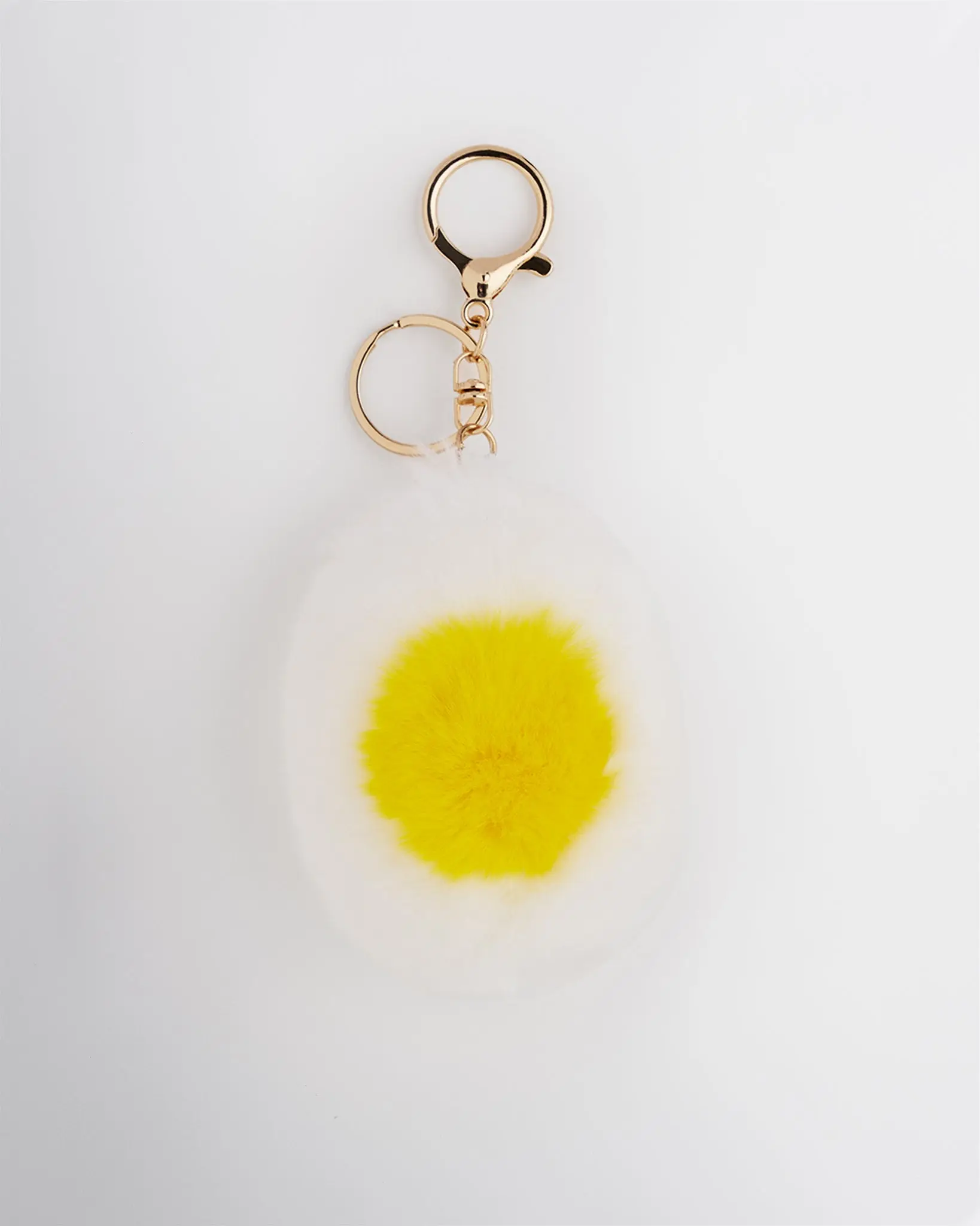 Fur Over Easy Keychain