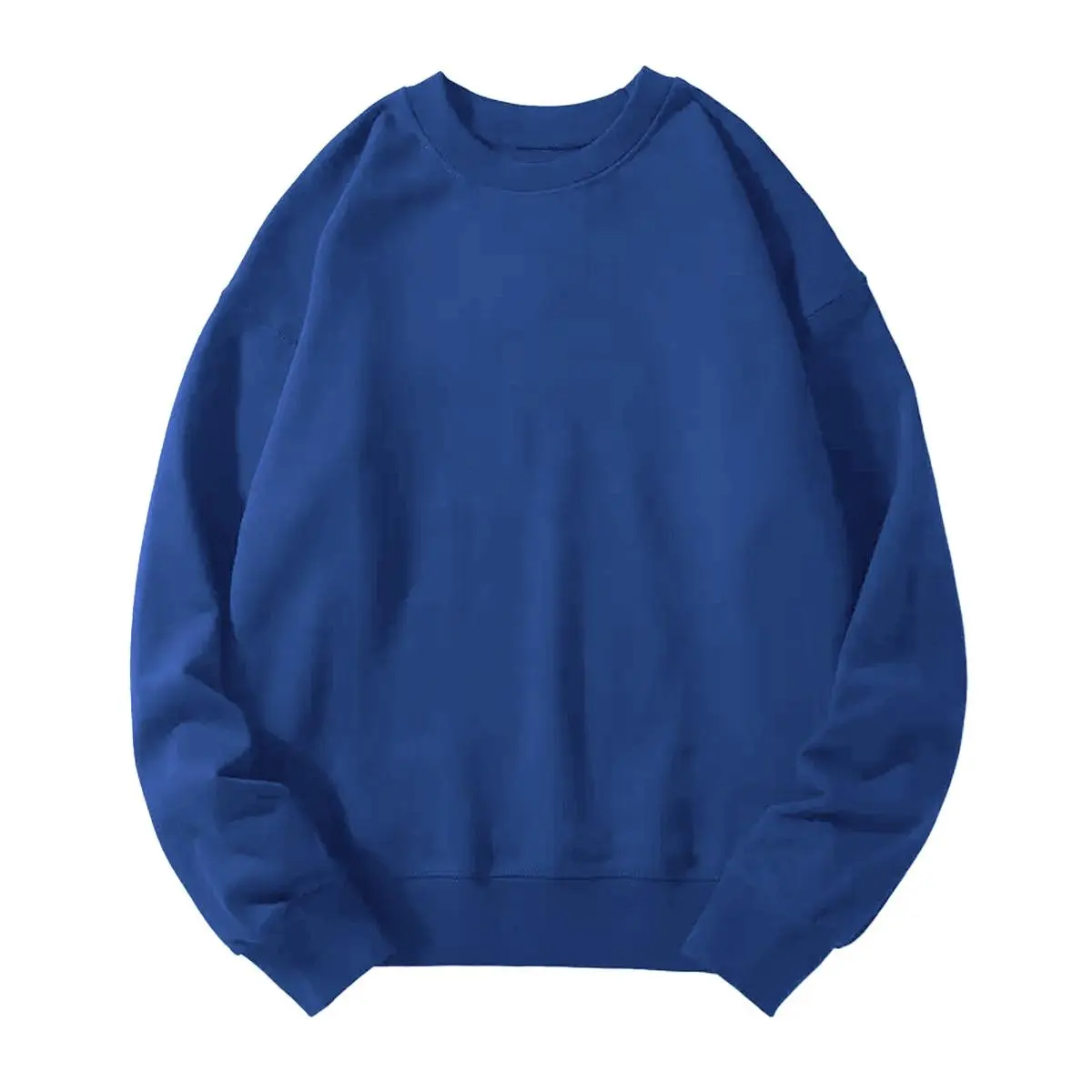Digitex Men’s Fleece Crewneck Sweatshirt, Oversized Basic Long Sleeve Pullover, Premium Cotton Blend Casual Tops, Ideal Layering Piece to Match Denim Jeans for Daily Street Looks
