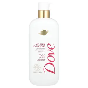 Dove Melanin Even Tone Body Wash, 18.5 fl oz (547 ml)