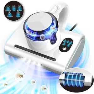 Mattress Vacuum Cleaner,13Kpa  Suction Bed Vaccum Cleaner with UV-C Light,LED Headlights and High Heating Tech,1.2kg Light Weight Handheld vaccum for spot Cleaning,Sofa,Couch Fabric Cleaner
