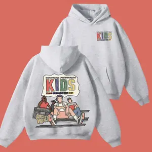 BelleHeaven Mac Miller KIDS Album Hoodie Vintage Hip Hop Sweatshirt 2 Sided Print Graphic Unisex Streetwear Pullover For Men Women Full Size Ideal For Concert Outings Fan Gatherings Trendy Music Gift