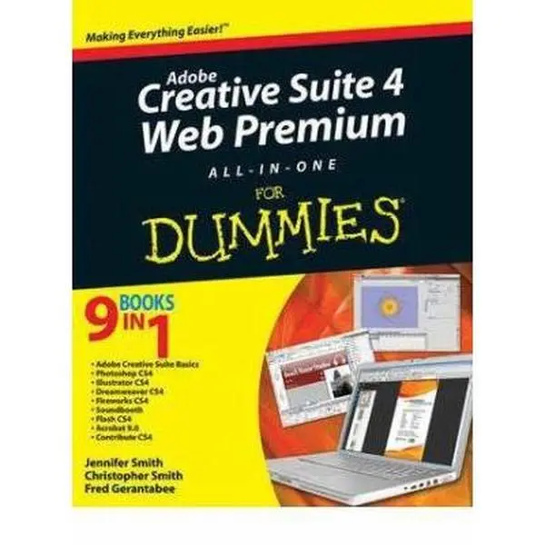 USED-Adobe Creative Suite 4 Web Premium All-in-One Desk Reference For Dummies by Jennifer Smith (Paperback)
