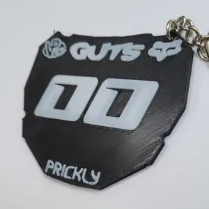 Mini Odi Plate Keychain