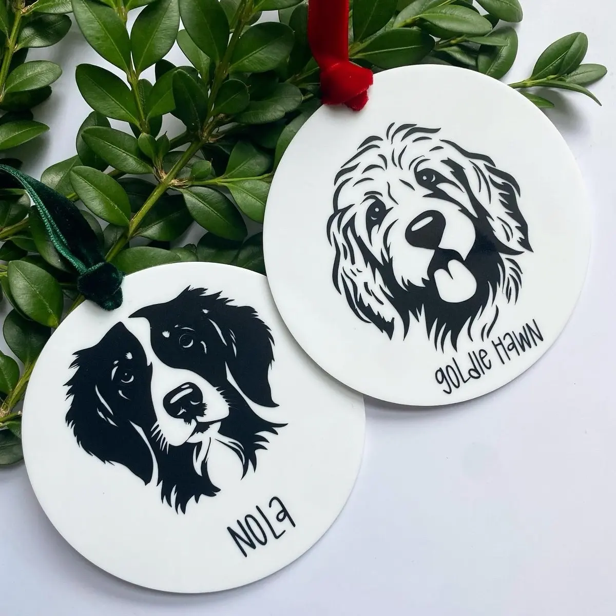 Personalize Dog Ornament/ Housewarming/ Christmas Gifts
